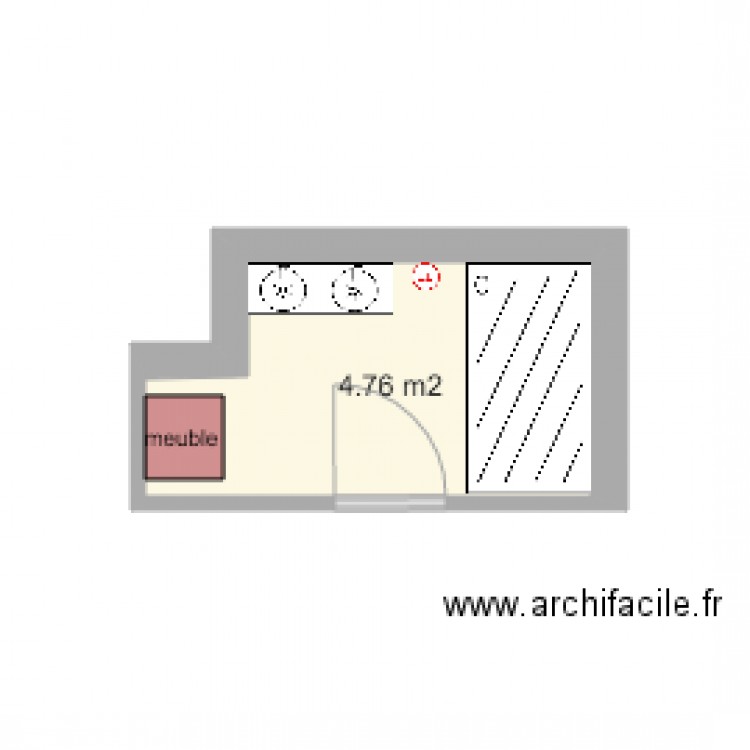 sdb dugas projet. Plan de 0 pièce et 0 m2