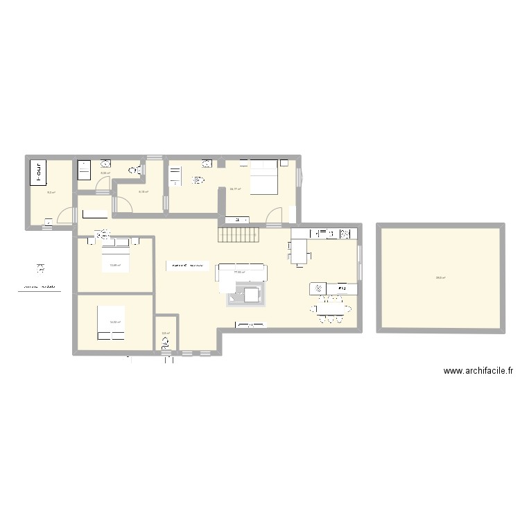 maison 2. Plan de 0 pièce et 0 m2