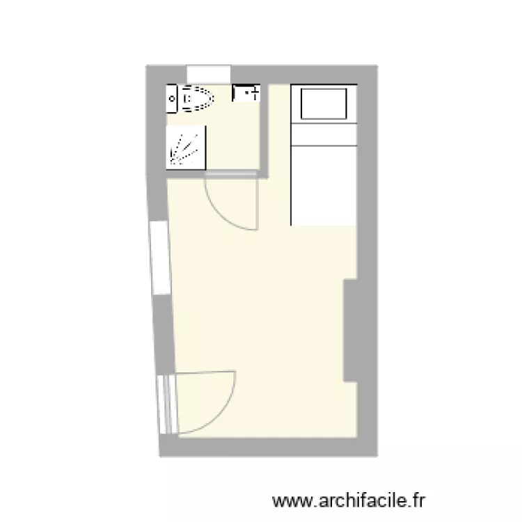 211 Faubourg Normand. Plan de 