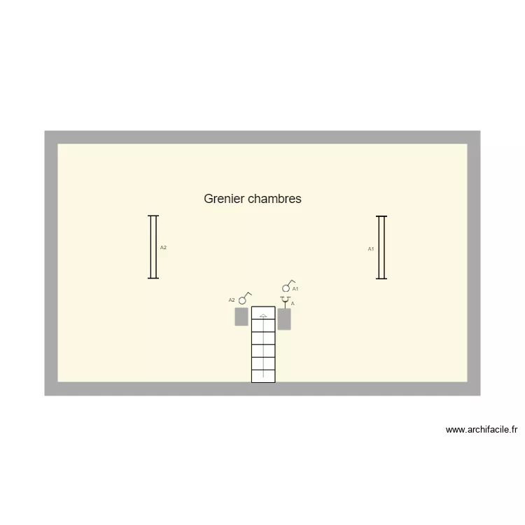 Jonathan Grenier chambres. Plan de 