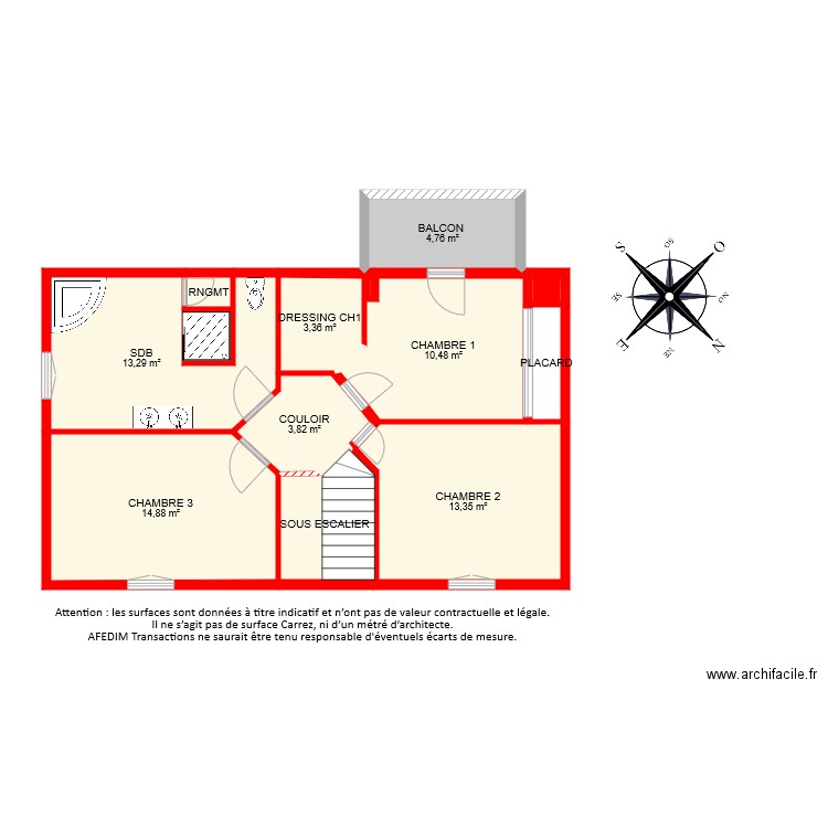 BI 6274 ETAGE. Plan de 0 pièce et 0 m2