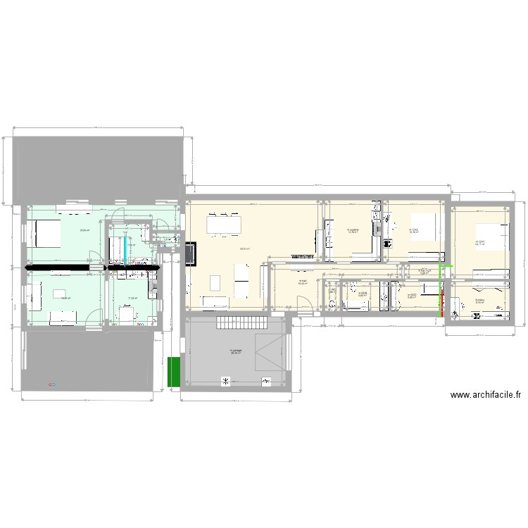 a minima 2. Plan de 18 pièces et 306 m2