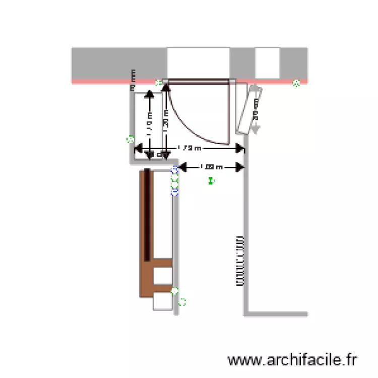 D&eacute;tail entr&eacute;e 2. Plan de 