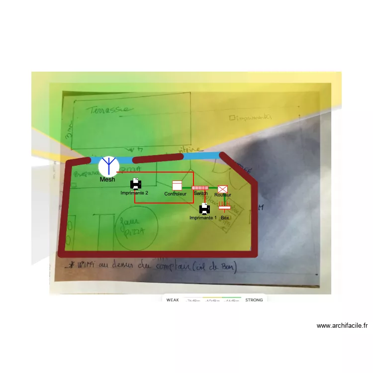 Cl&eacute;mence. Plan de 