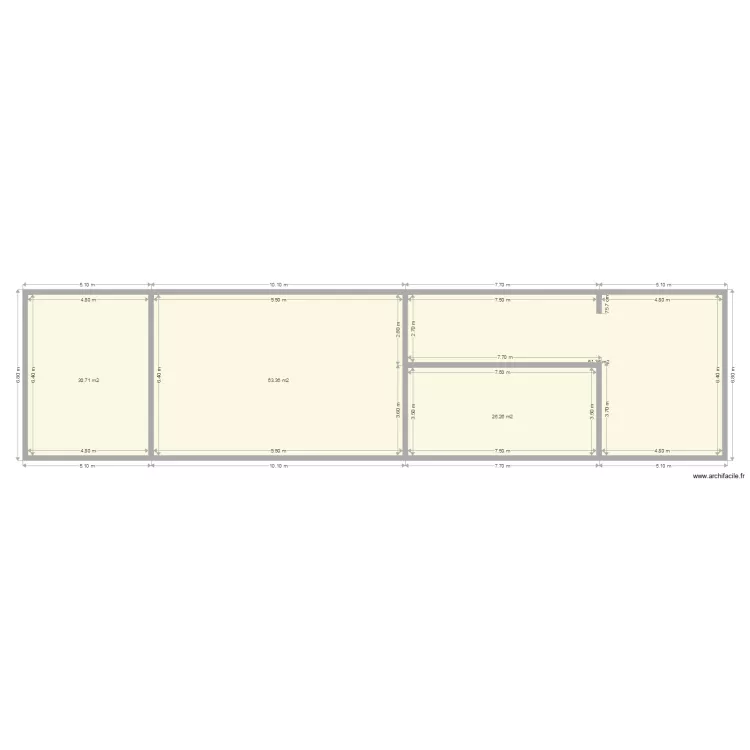 villa 2 bas. Plan de villa 2 bas. Plan de