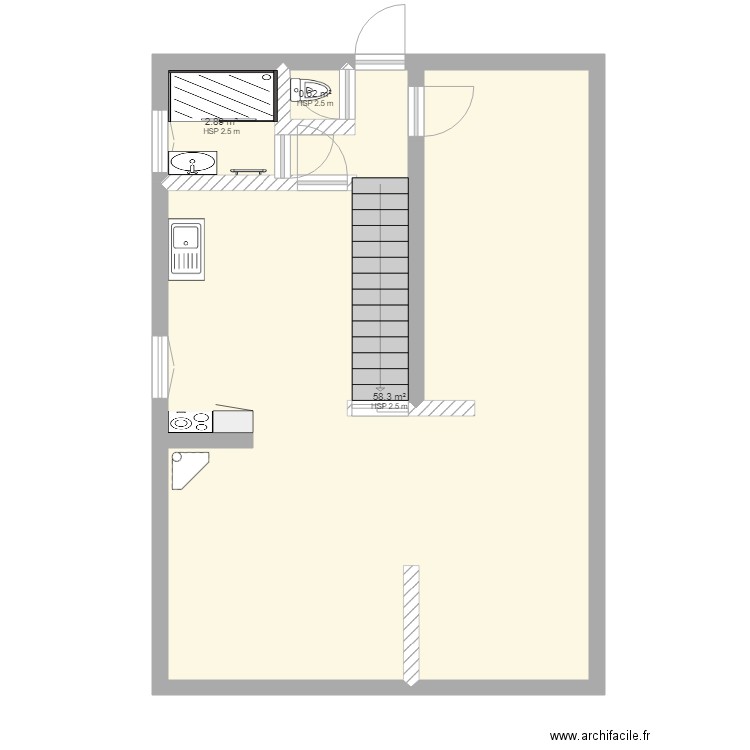 maison. Plan de 0 pièce et 0 m2