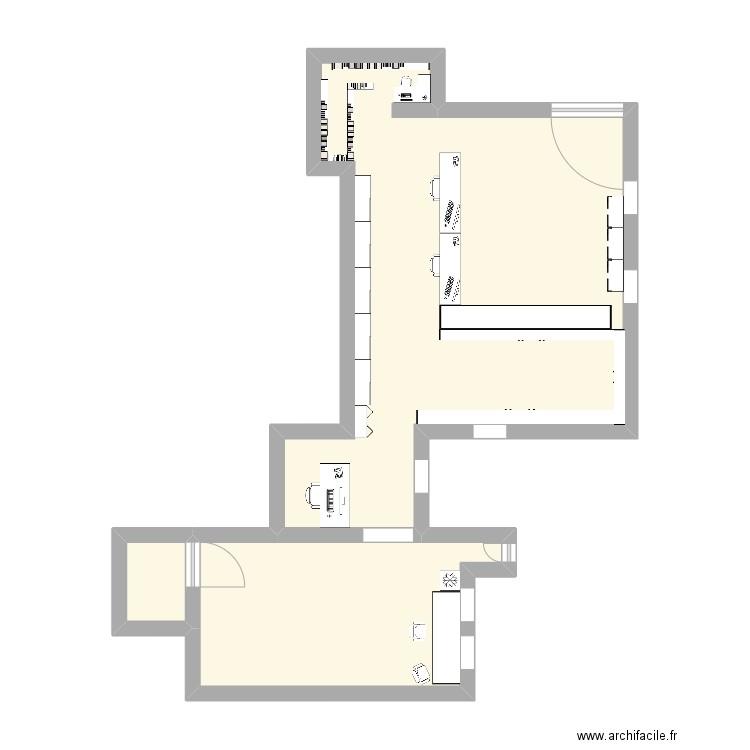 Pharmacie. Plan de 0 pièce et 0 m2