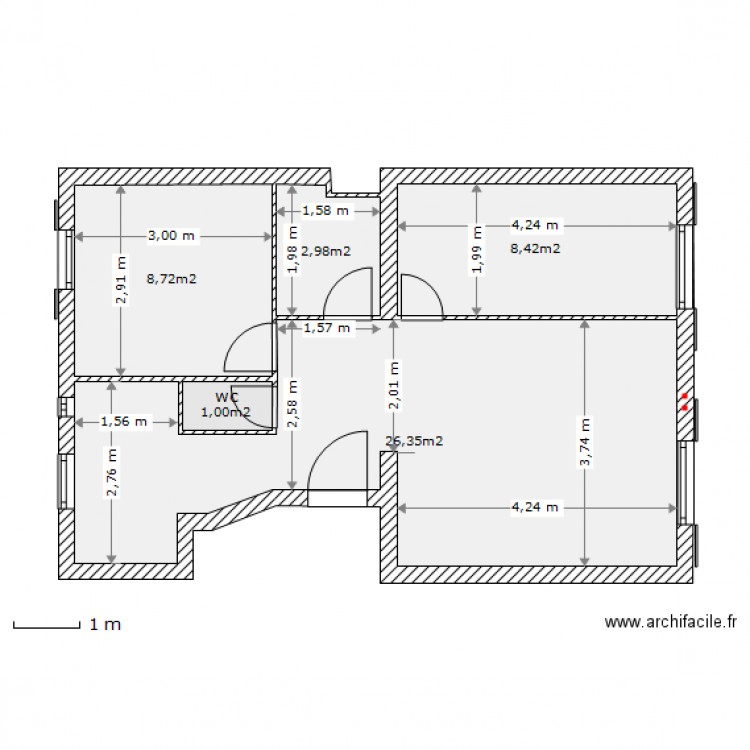 ORDEMER modif 4 coté. Plan de 0 pièce et 0 m2