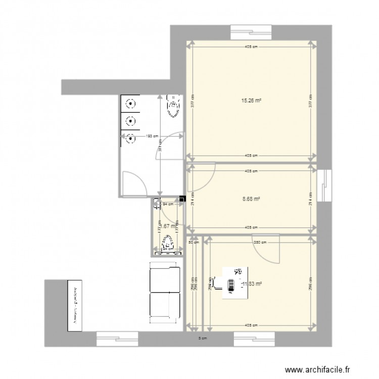 PARTIE  CABINET. Plan de 0 pièce et 0 m2