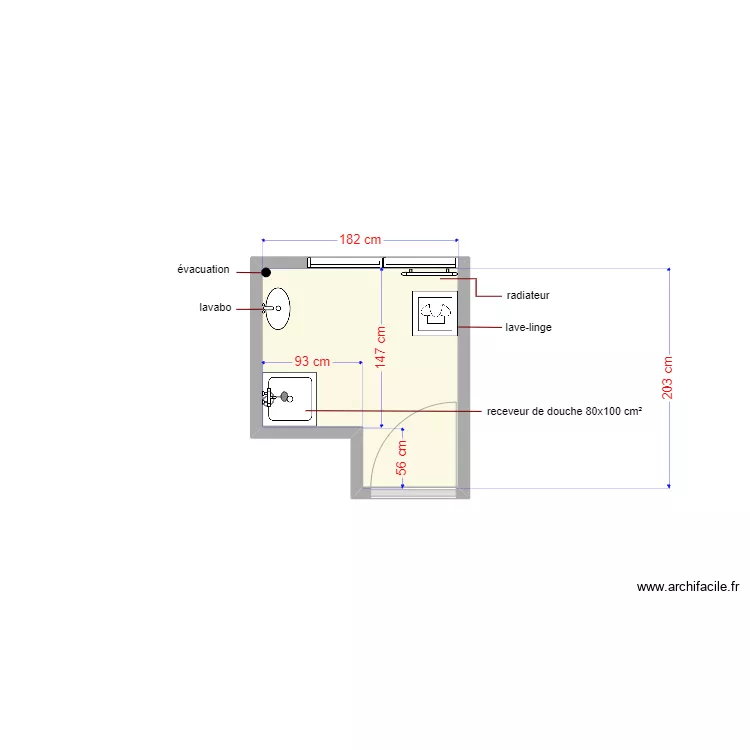 plan existant dossier 5728. Plan de 