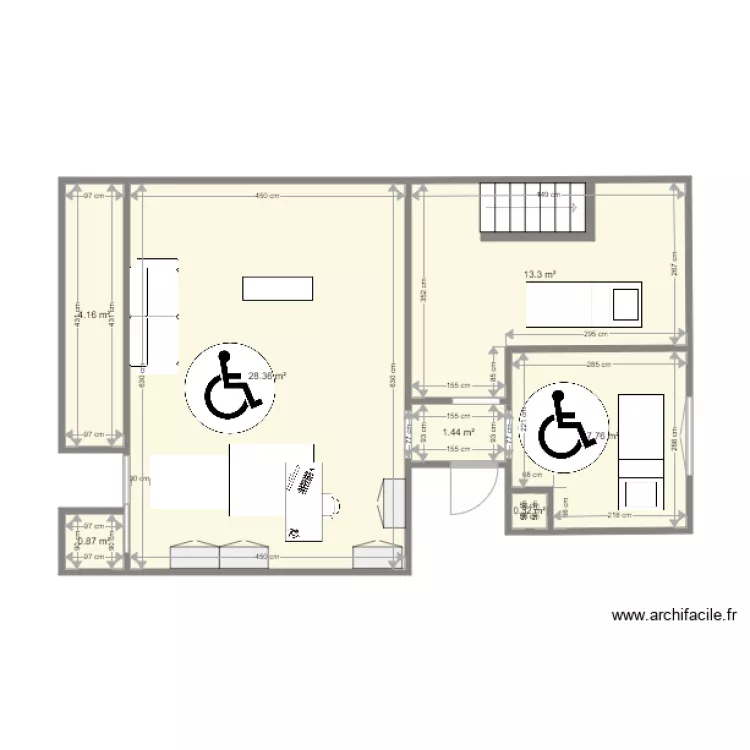 BEAUTE DES ILES PLAN PROJETE. Plan de 
