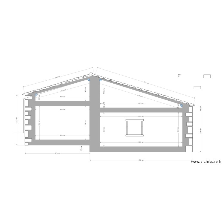 BERGERIE PIGNON OUEST 7. Plan de 4 pièces et 36 m2