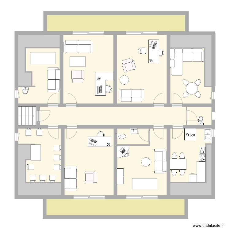 etage. Plan de 0 pièce et 0 m2