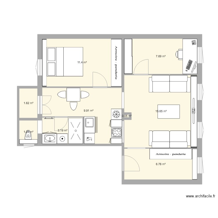 Maison Cro 2eme. Plan de 0 pièce et 0 m2