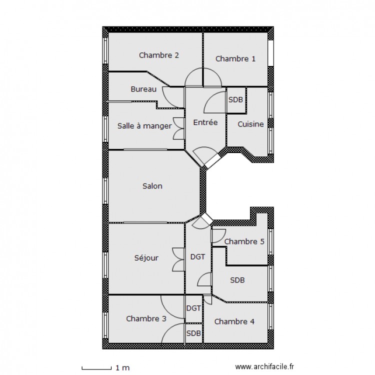 tocqueville . Plan de 0 pièce et 0 m2