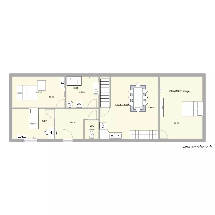 Bacqueville. Plan de 