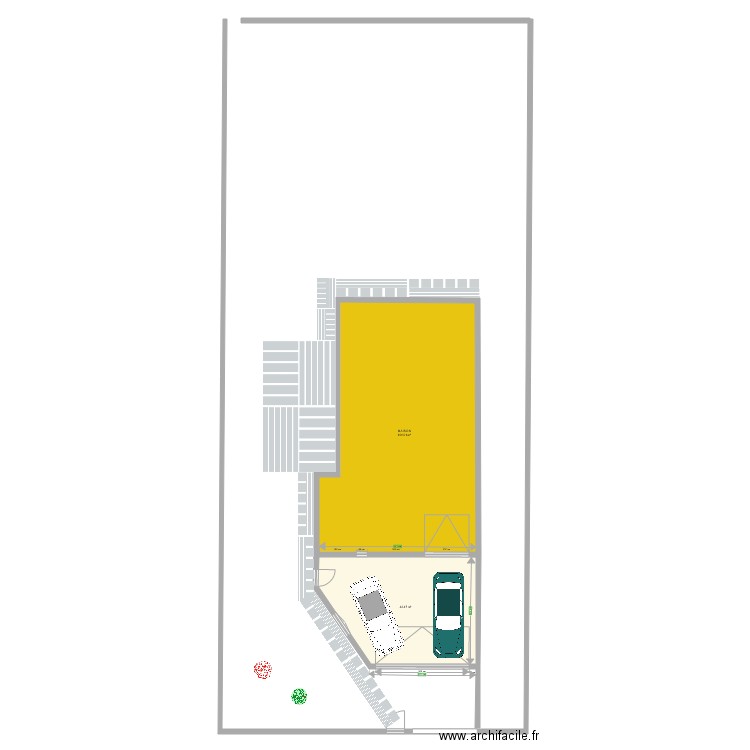 extension 2. Plan de 0 pièce et 0 m2