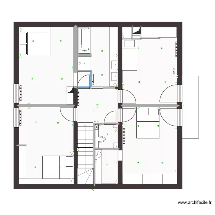  finalisation Etage Thonon. Plan de 