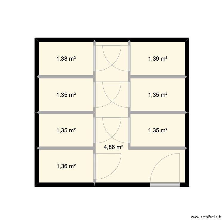 Caves - Atelier - 7. Plan de 8 pièces et 14 m2