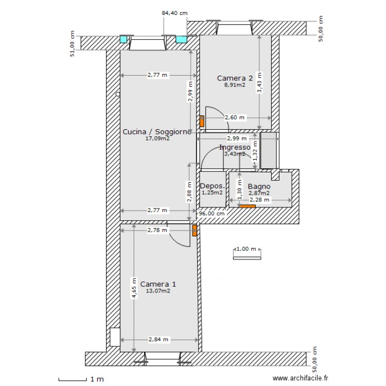 via-masserano 3-progetto. Plan de 0 pièce et 0 m2