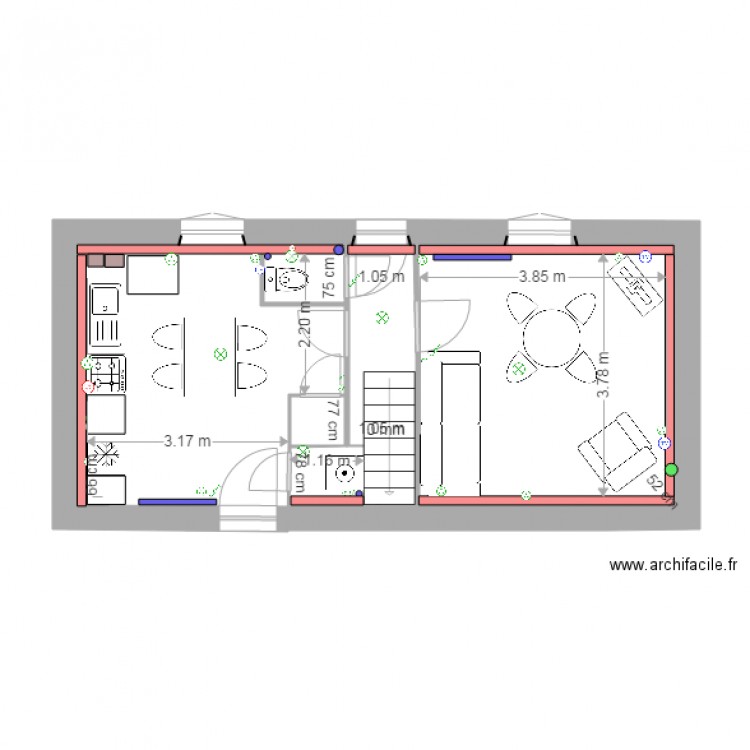 rez de chaussee 28122015. Plan de 0 pièce et 0 m2