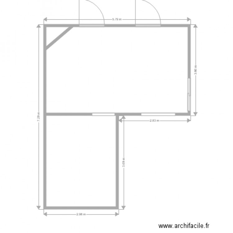 salon salle à manger. Plan de 0 pièce et 0 m2