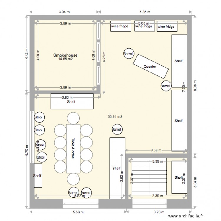 Wine Ground Floor 2. Plan de 0 pièce et 0 m2