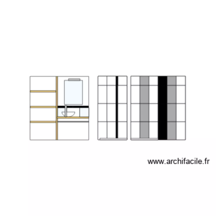 douche embrun. Plan de 