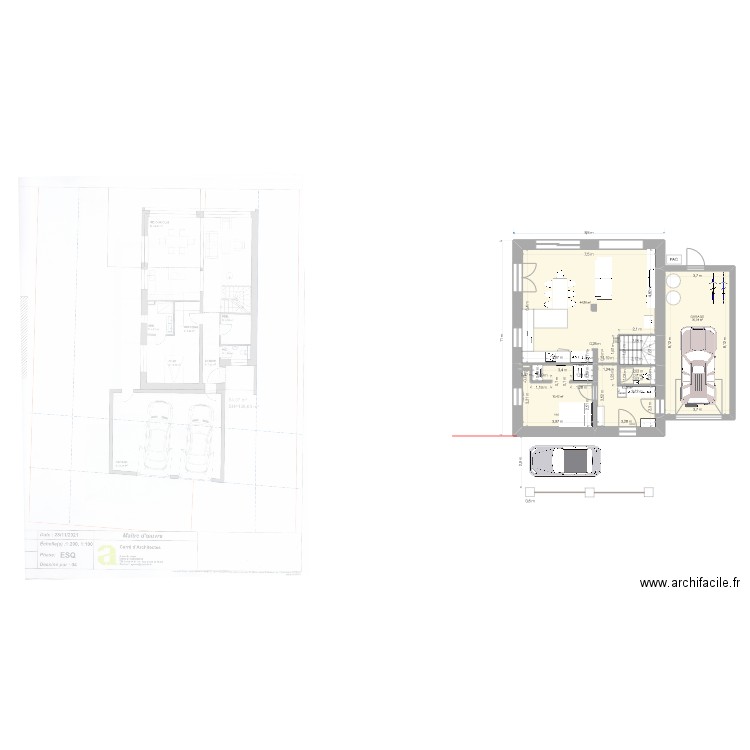 CogePlus version sans porche balcon 2. Plan de 15 pièces et 174 m2