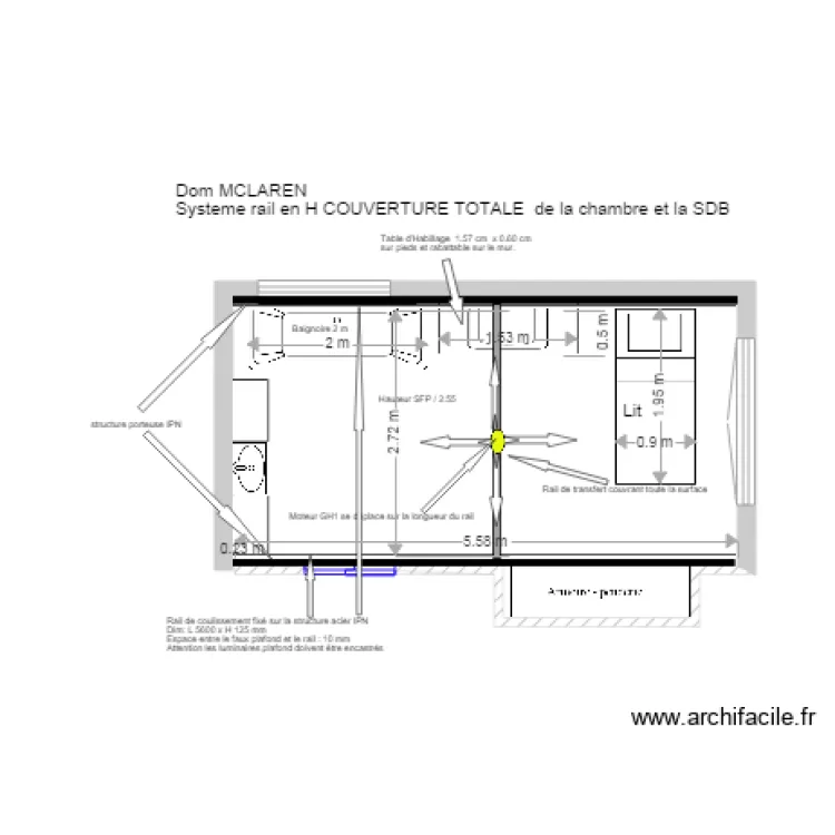 DOM MCLAREN. Plan de 