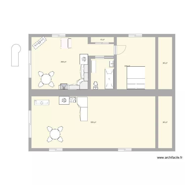Logements ValDa1. Plan de 