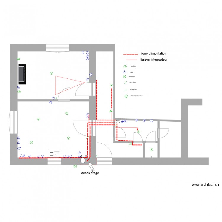 plan elec. Plan de 0 pièce et 0 m2