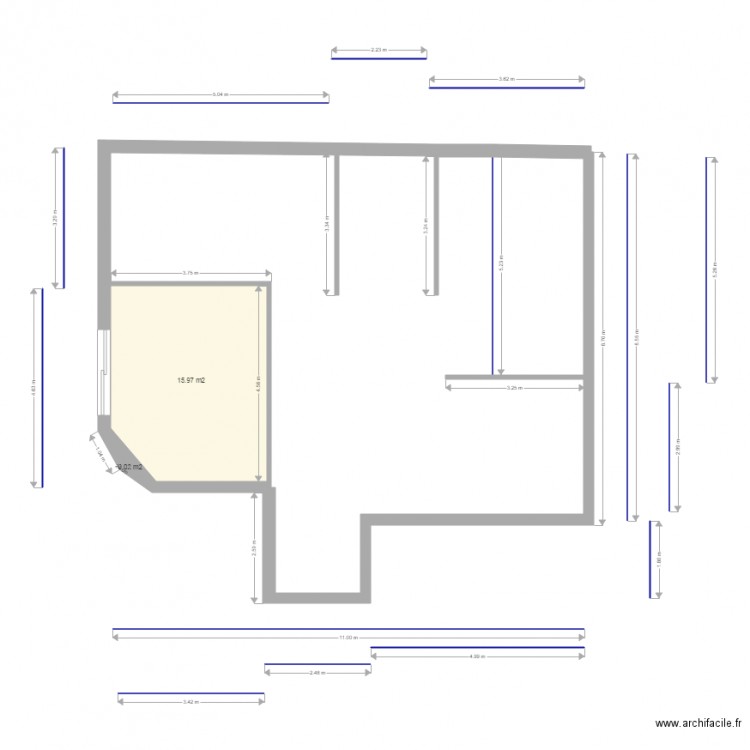 villa 11. Plan de 0 pièce et 0 m2