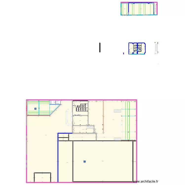 Plan batiment niveau 1. Plan de 