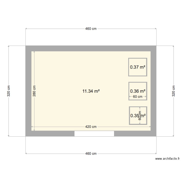 terrasse nord. Plan de 0 pièce et 0 m2