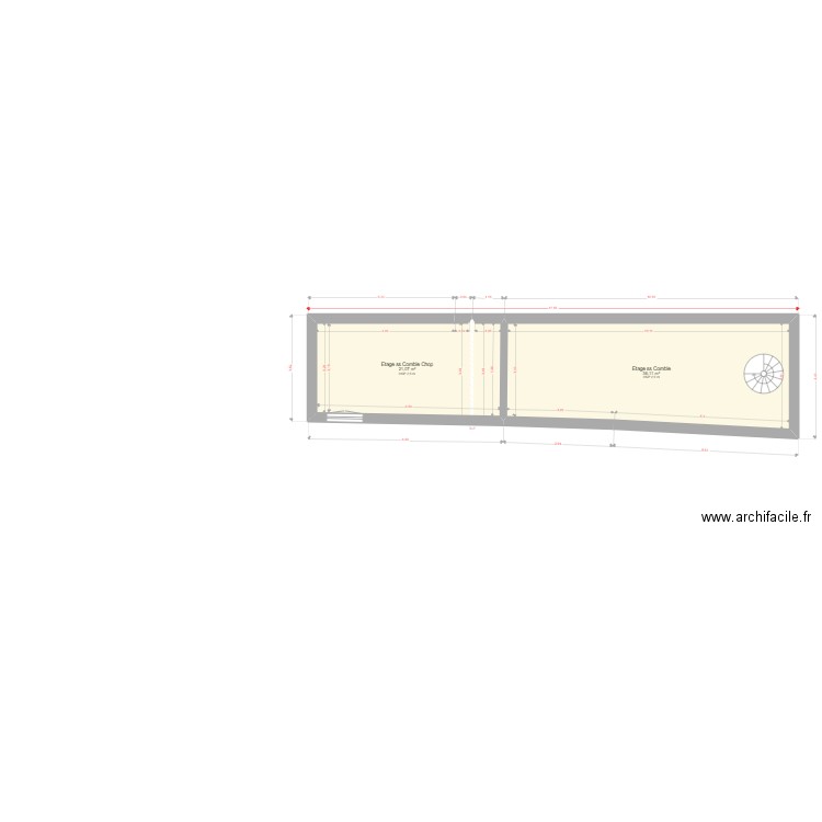 Comble Aile Full v1. Plan de 0 pièce et 0 m2