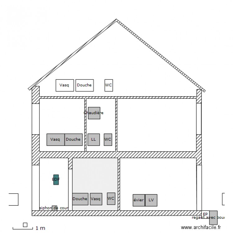 Coupe_projet_20140907_non_cote. Plan de 0 pièce et 0 m2