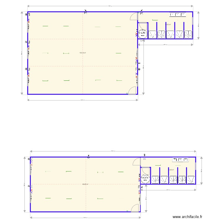 TIMAC. Plan de 6 pièces et 208 m2