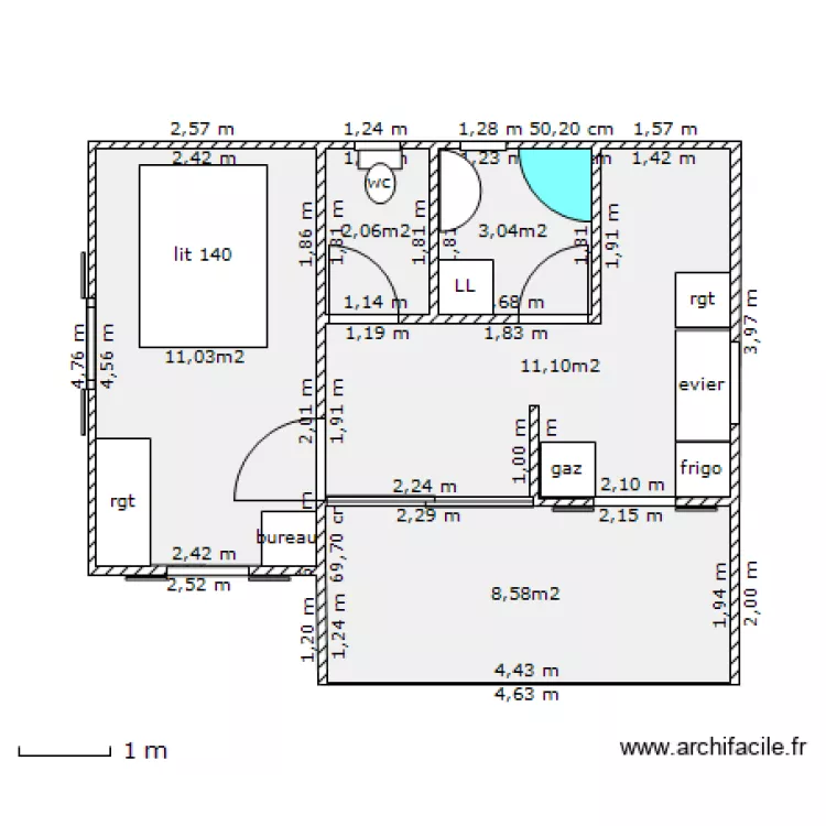 vala. Plan de vala. Plan de