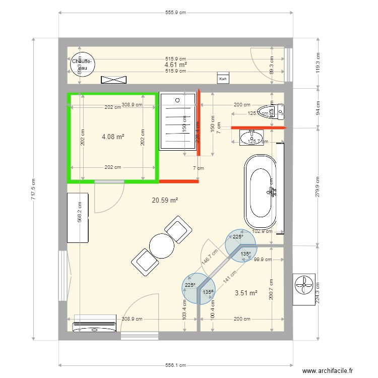 espace détente 1. Plan de 0 pièce et 0 m2