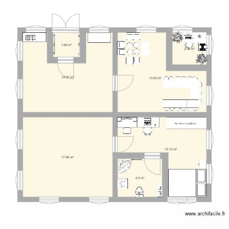 Maison . Plan de 0 pièce et 0 m2