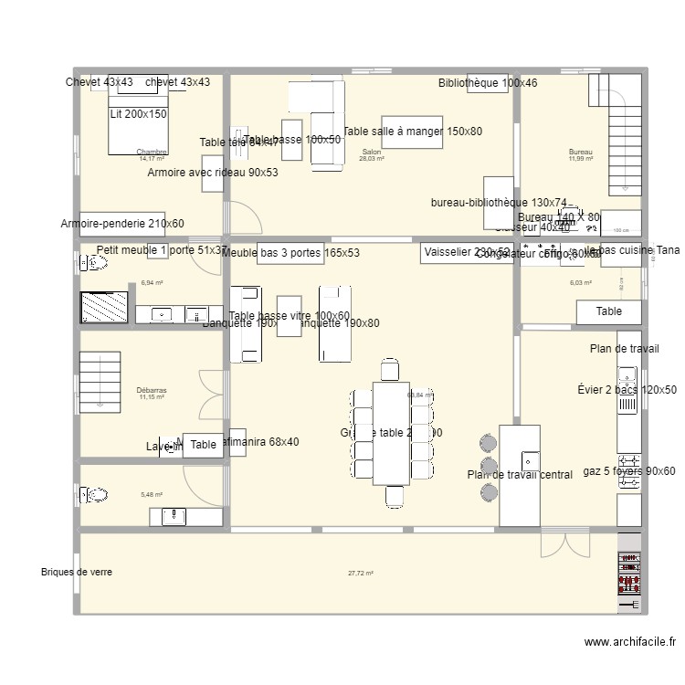 Maison Mangily 21 mai 2023. Plan de 0 pièce et 0 m2