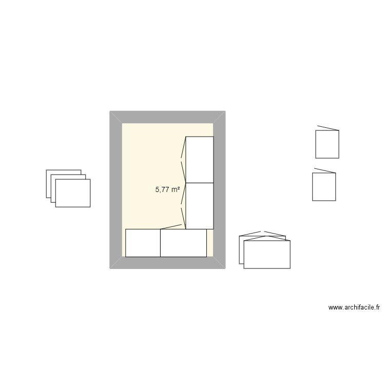 DRESSING 5EME. Plan de 0 pièce et 0 m2