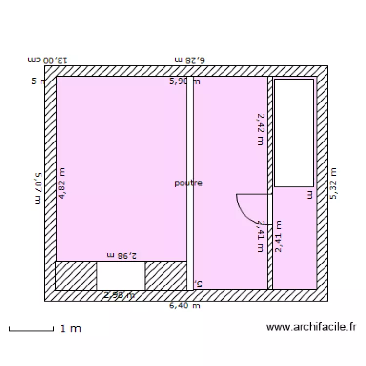 sous les combles-C&eacute;line_Jean-Luc_Cloison. Plan de 