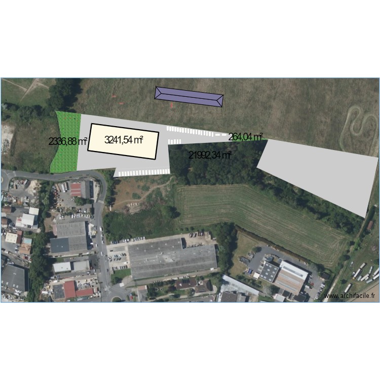 chevry. Plan de 0 pièce et 0 m2