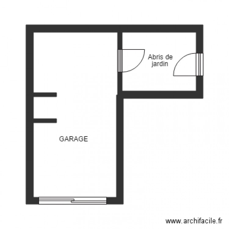 ROCCO M GARAGE. Plan de 0 pièce et 0 m2