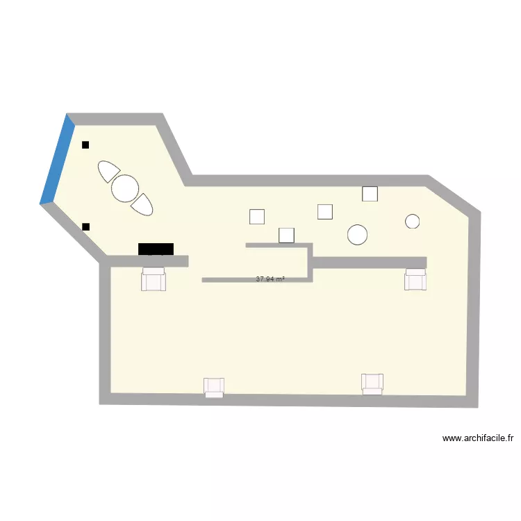 terrasse nord. Plan de terrasse nord. Plan de