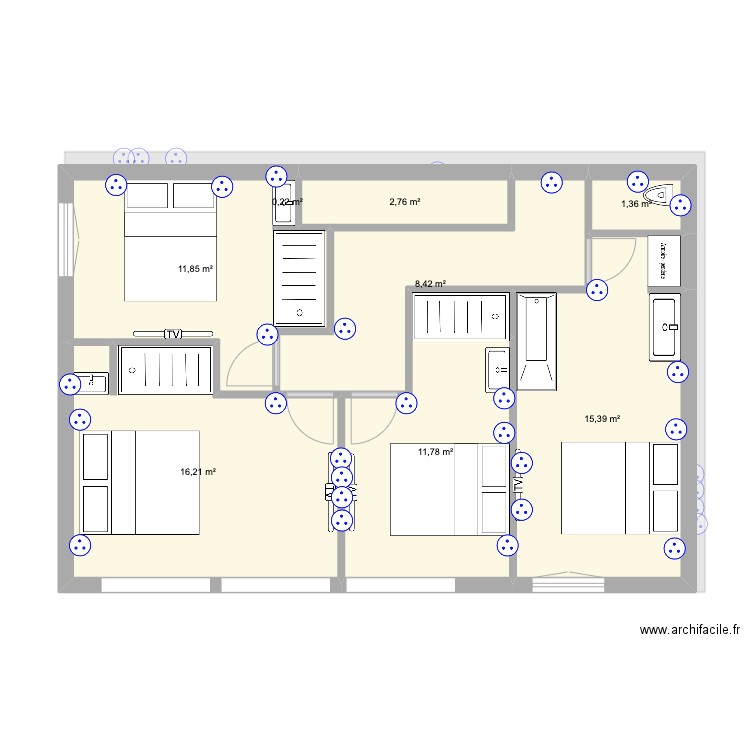 Saxe 1 V5 PC. Plan de 0 pièce et 0 m2