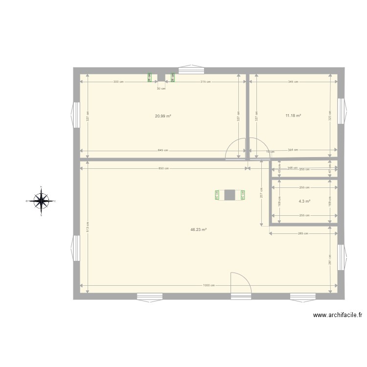 mornas1. Plan de 0 pièce et 0 m2