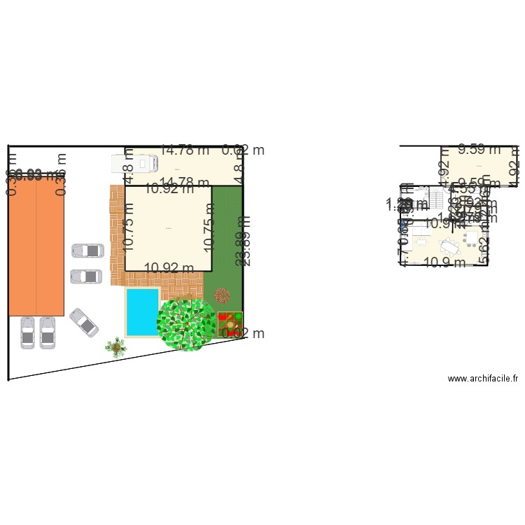 sireuil initial 2. Plan de 0 pièce et 0 m2